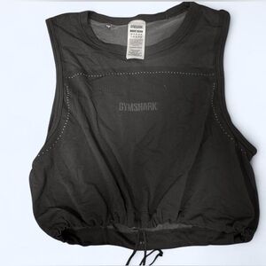 Gymshark Black Crop Top